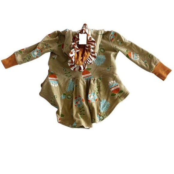 Persnickety Hi Low Ruffle Hooded Jacket Toddler Size 18 Months - Picture 6 of 7